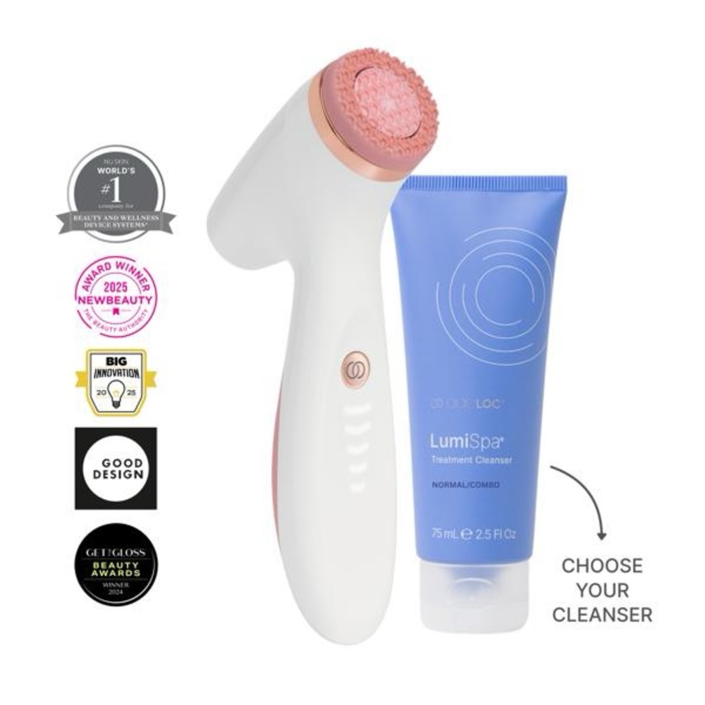 New Lumispa iO Rose Gold w/ a Choice of cleansers
